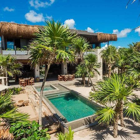 Beachfront Villa In Tankah Bay Tulum Ngoại thất bức ảnh
