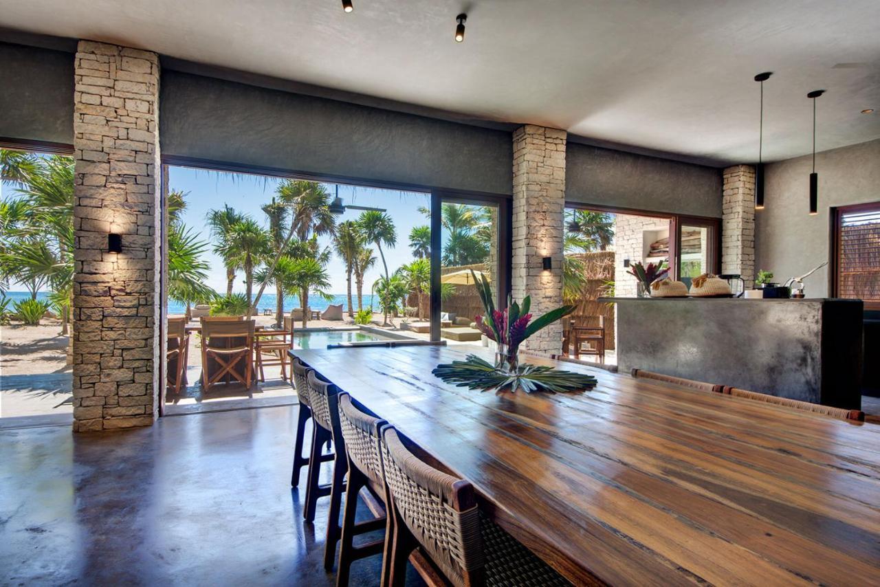 Beachfront Villa In Tankah Bay Tulum Ngoại thất bức ảnh