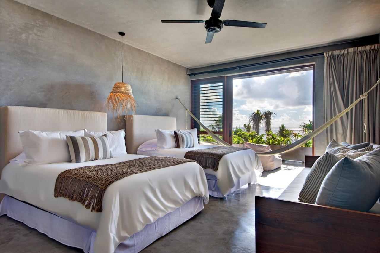 Beachfront Villa In Tankah Bay Tulum Ngoại thất bức ảnh