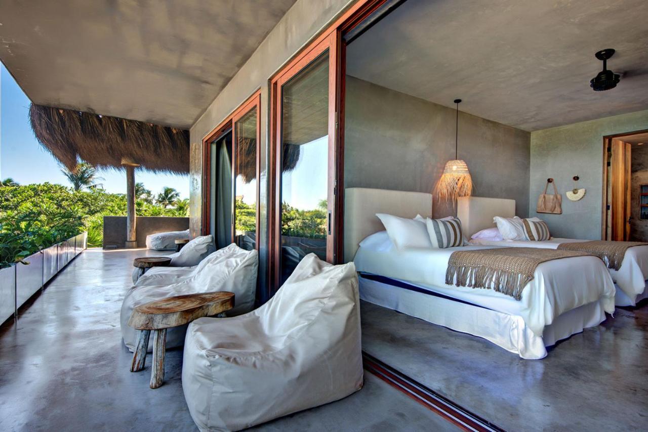 Beachfront Villa In Tankah Bay Tulum Ngoại thất bức ảnh