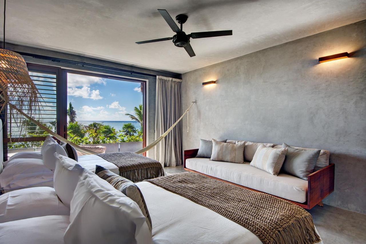 Beachfront Villa In Tankah Bay Tulum Ngoại thất bức ảnh