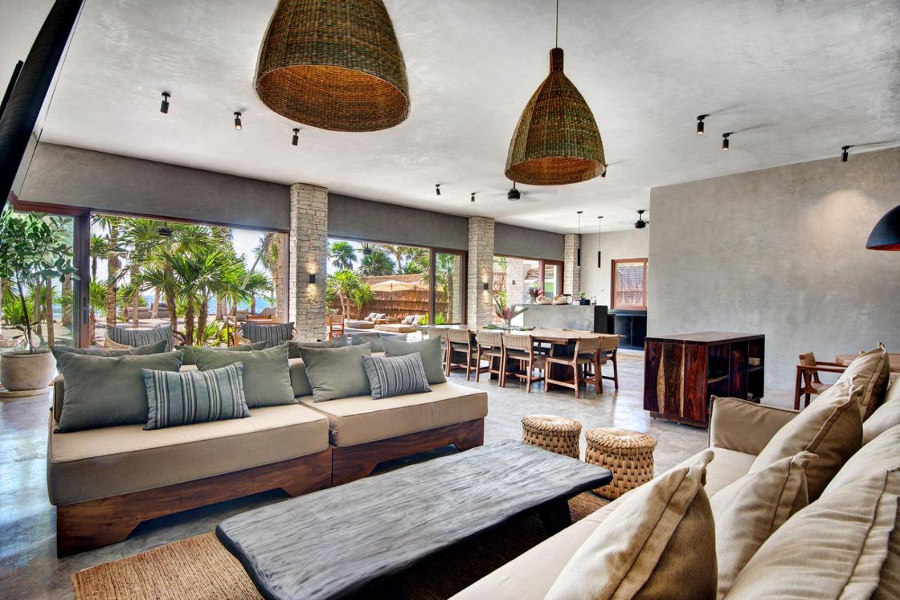 Beachfront Villa In Tankah Bay Tulum Ngoại thất bức ảnh