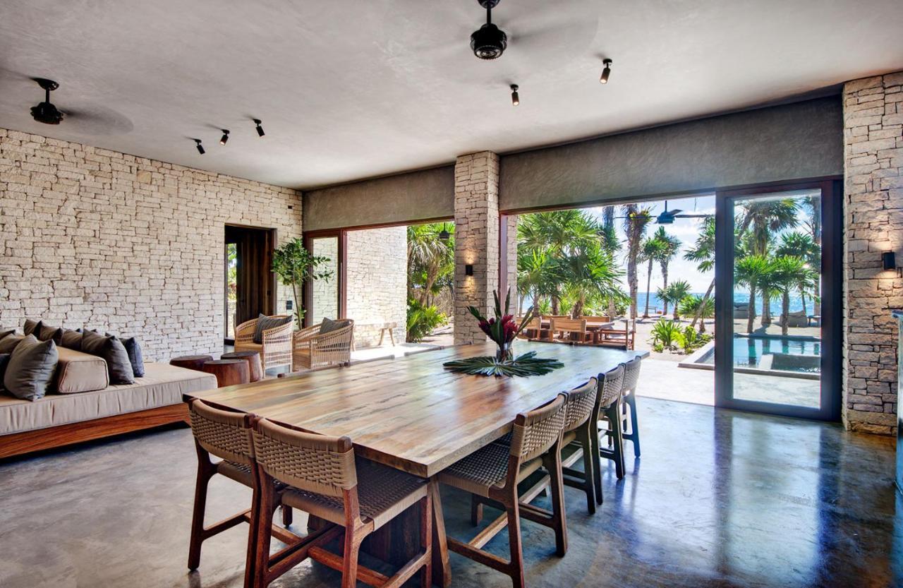 Beachfront Villa In Tankah Bay Tulum Ngoại thất bức ảnh