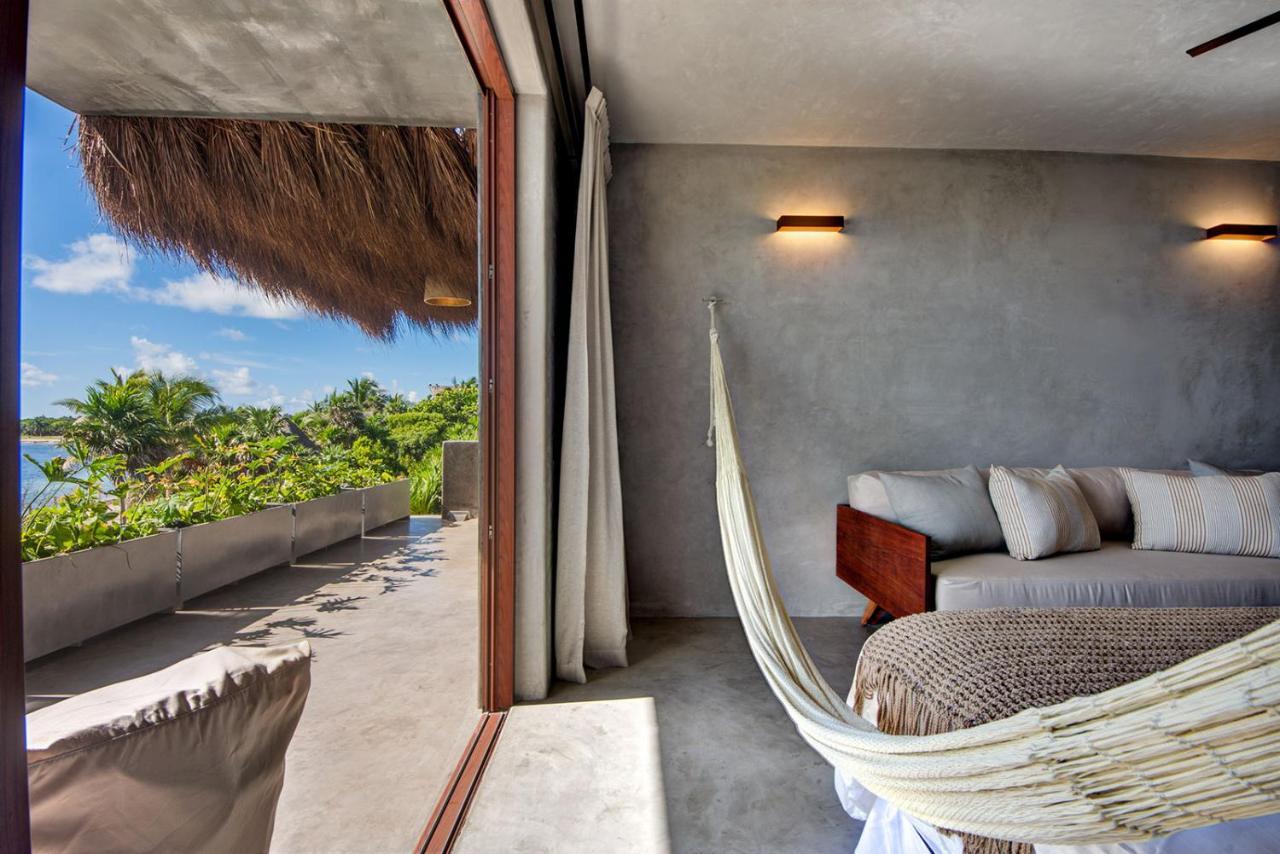 Beachfront Villa In Tankah Bay Tulum Ngoại thất bức ảnh