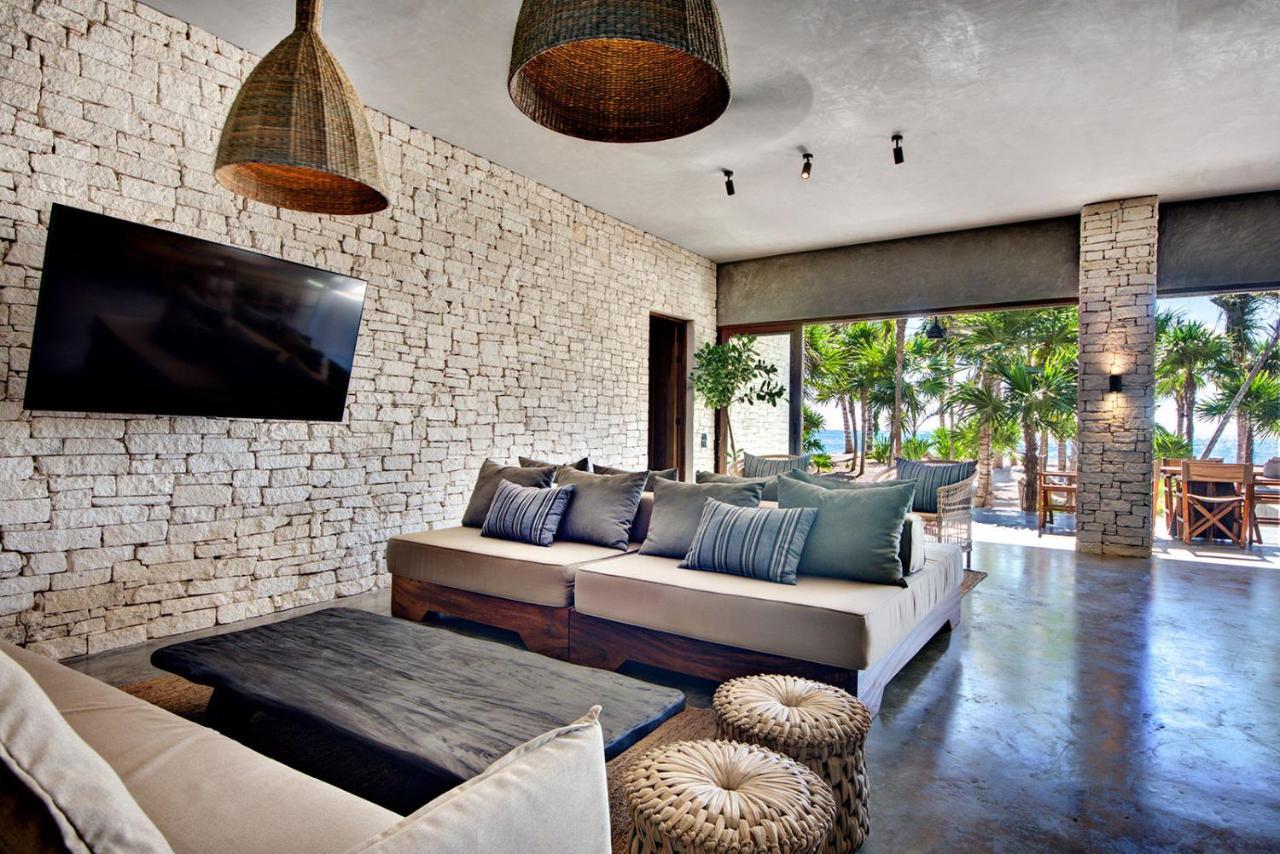 Beachfront Villa In Tankah Bay Tulum Ngoại thất bức ảnh