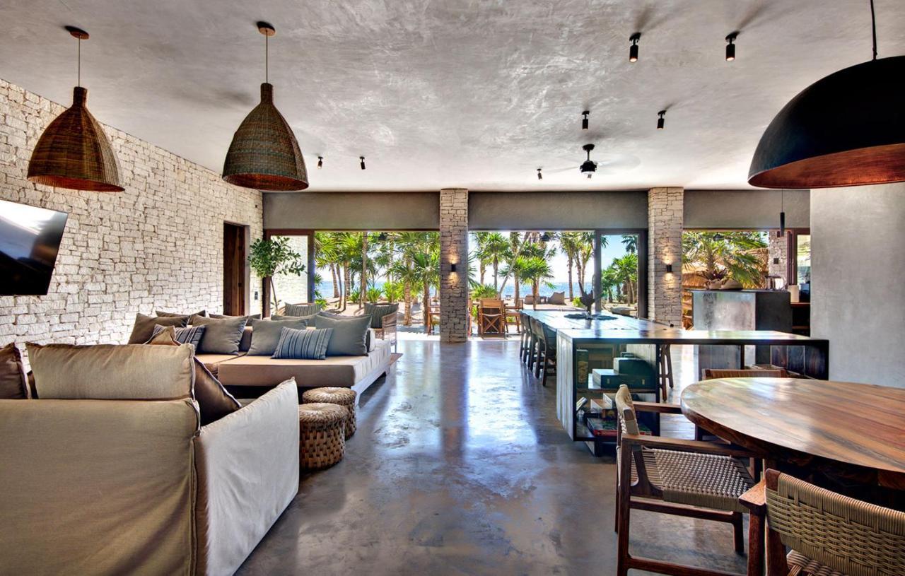 Beachfront Villa In Tankah Bay Tulum Ngoại thất bức ảnh